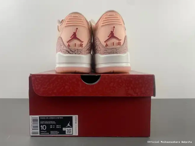 Official Maikesneakers 3 Jordan HJ0178-600 Valentines Air (W) Day 0611